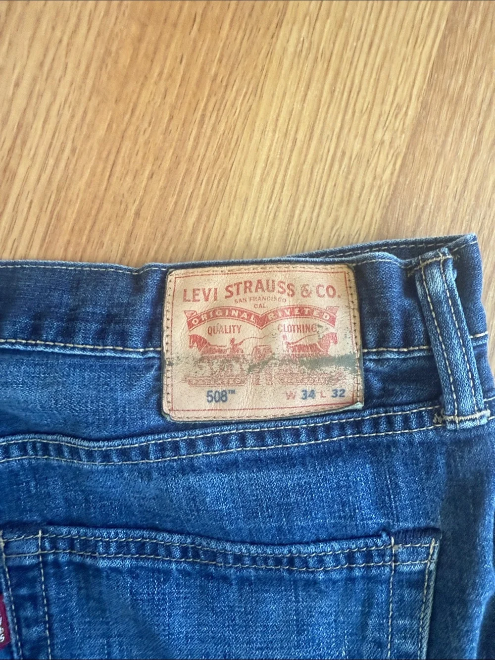 Levi's Men's Straight Jeans in Blue Denim
